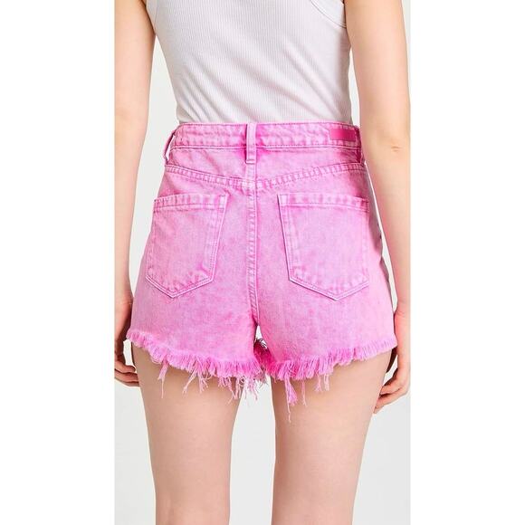 BLANKNYC The Reeve Flamingo High Rise Ribcage Shorts Size 30/10 - Picture 2 of 11